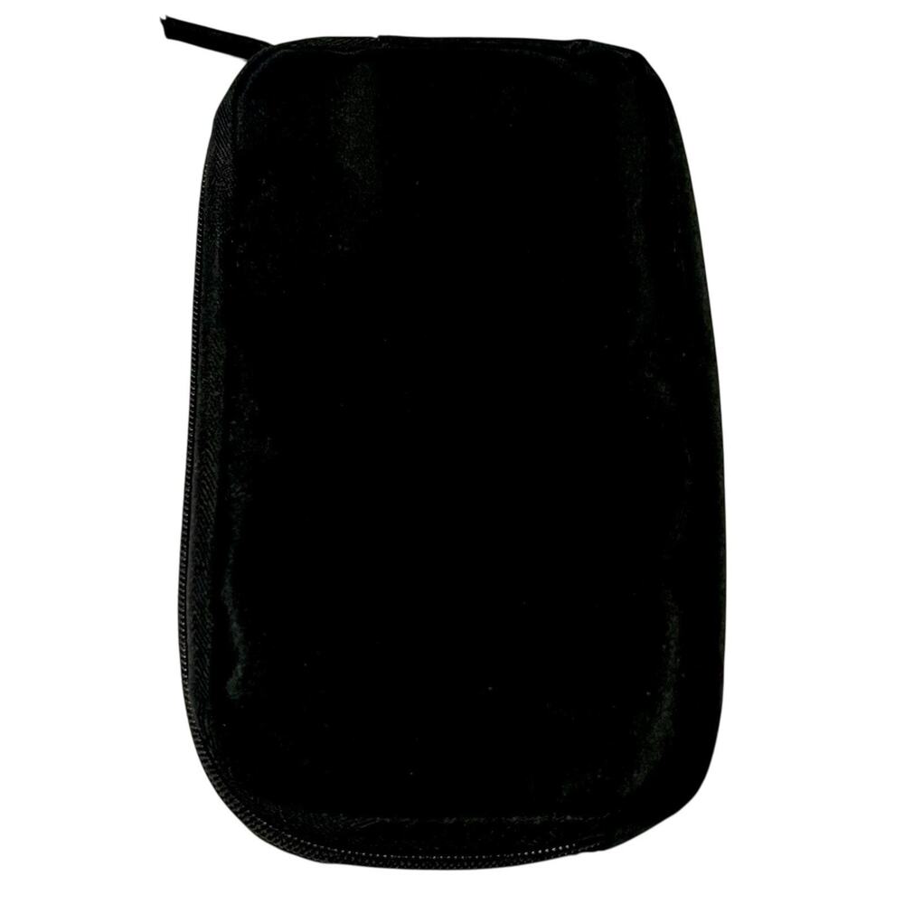 Furla Black Nylon Zip Pouch Turkish Airlines Business Class Travel Amenity Bag - Picture 3 of 5